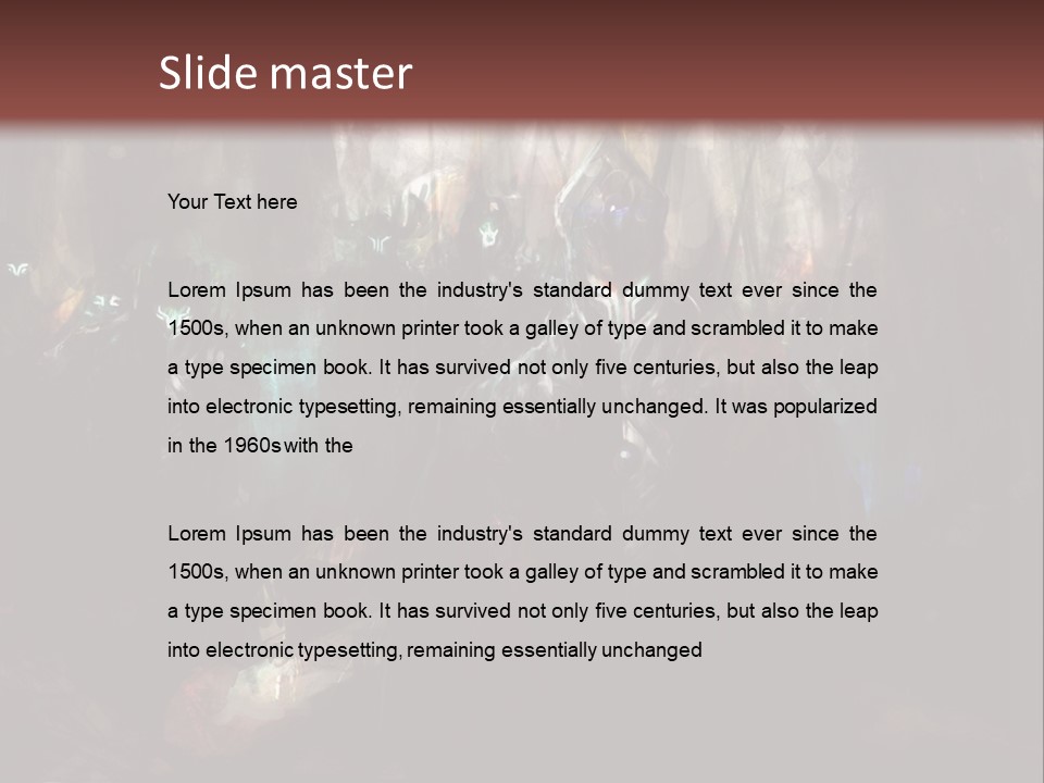 Poster Army Leader PowerPoint Template