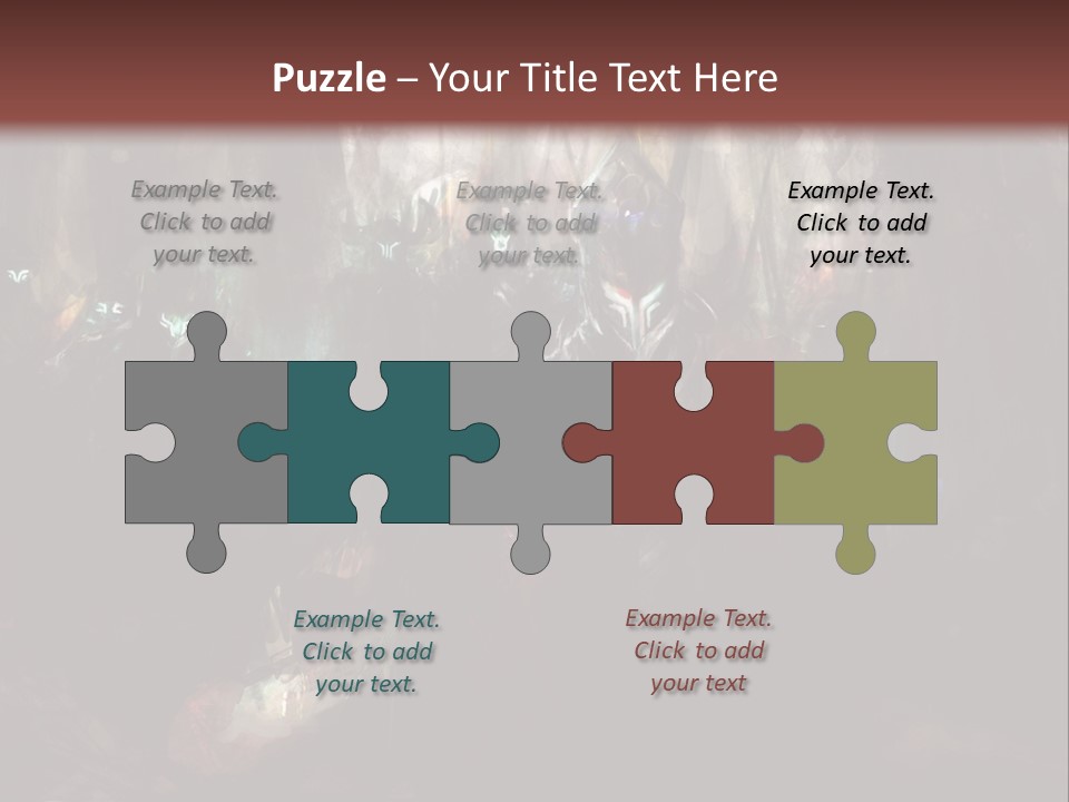 Poster Army Leader PowerPoint Template