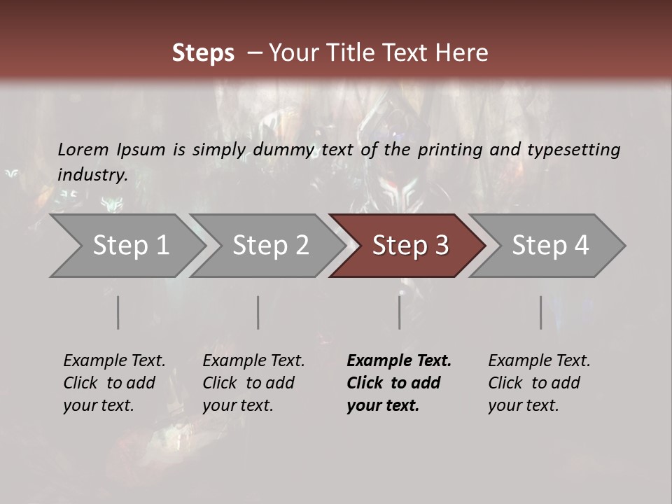 Poster Army Leader PowerPoint Template