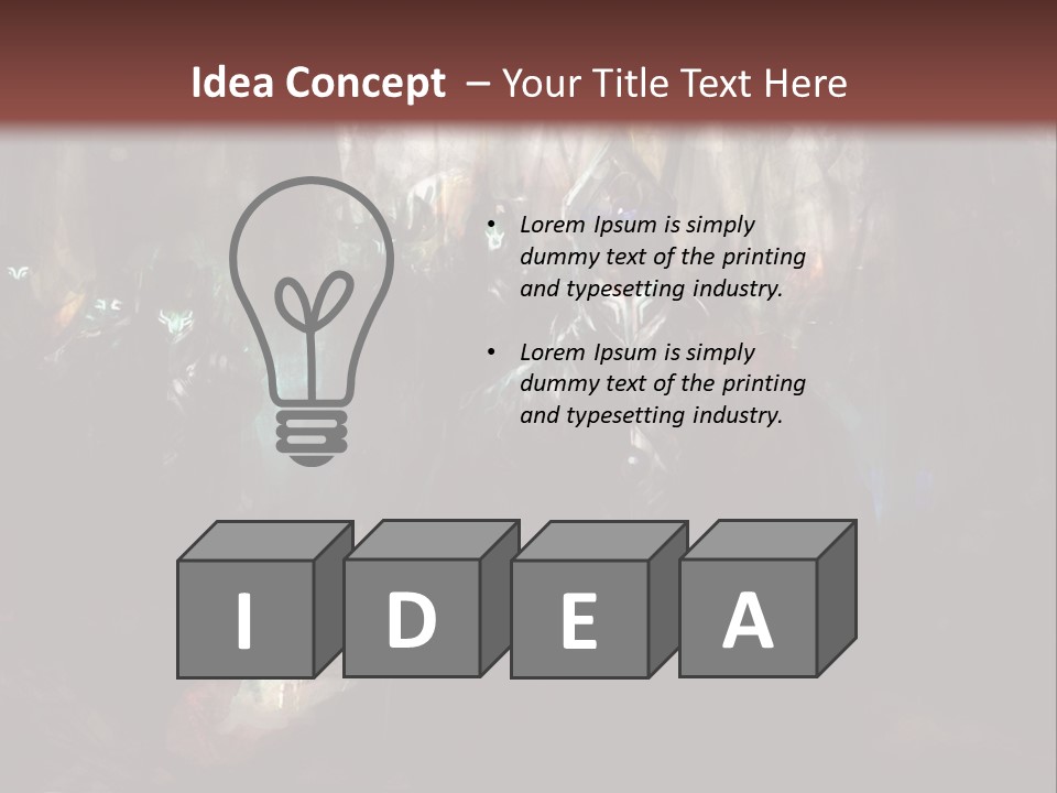 Poster Army Leader PowerPoint Template