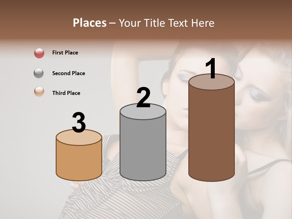 Nude Sweet Kiss PowerPoint Template