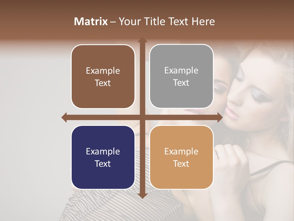 Nude Sweet Kiss PowerPoint Template