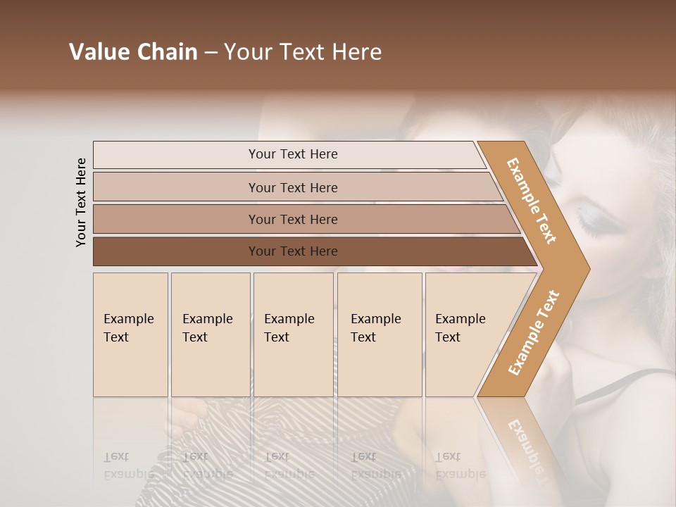 Nude Sweet Kiss PowerPoint Template
