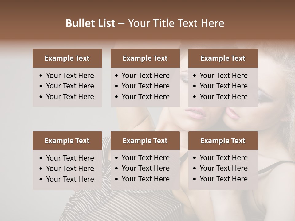 Nude Sweet Kiss PowerPoint Template