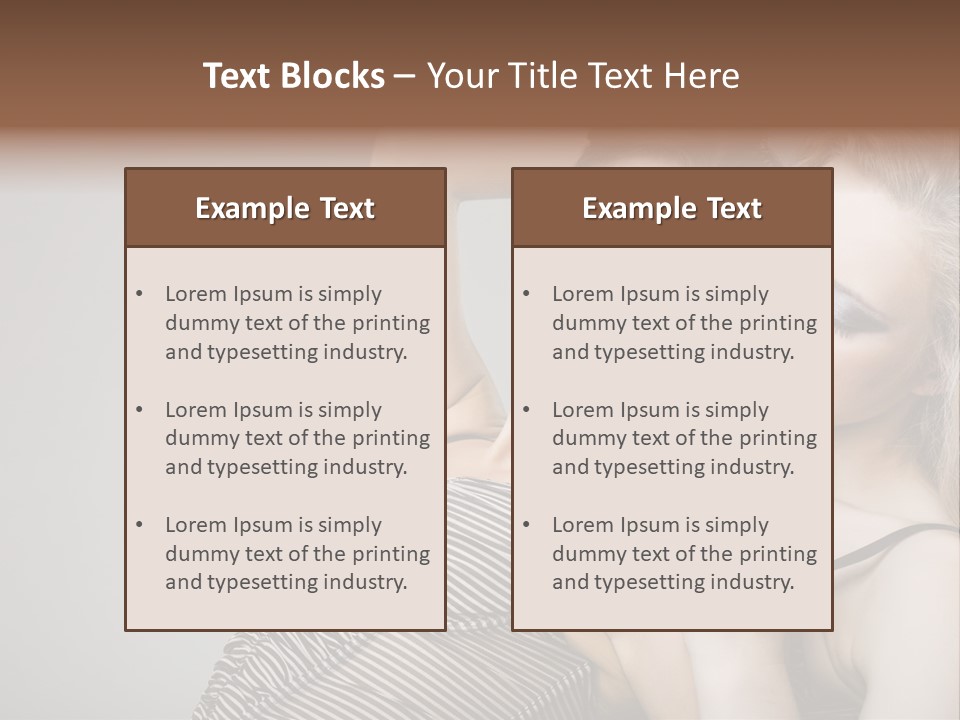 Nude Sweet Kiss PowerPoint Template