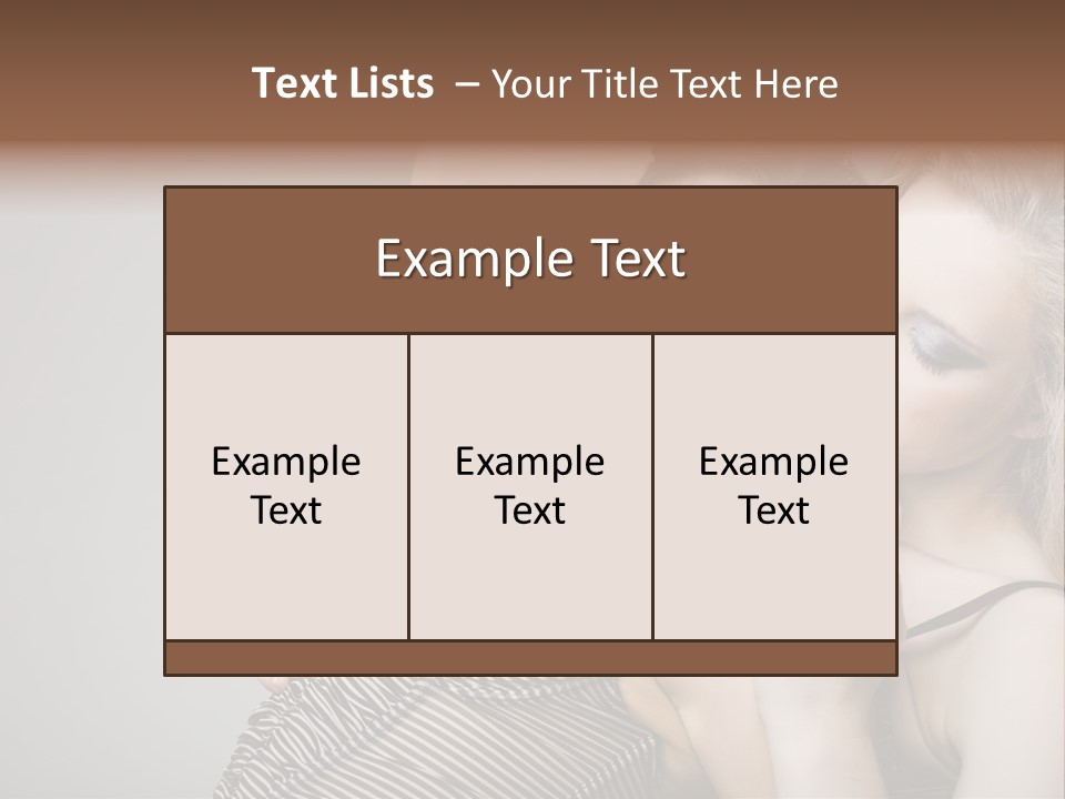 Nude Sweet Kiss PowerPoint Template