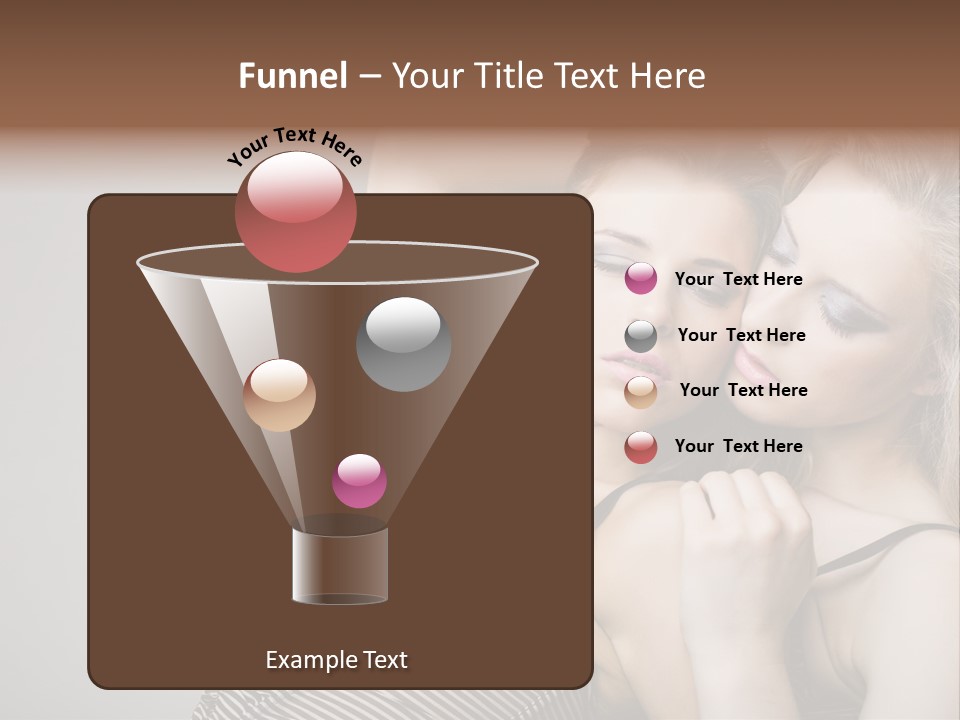Nude Sweet Kiss PowerPoint Template