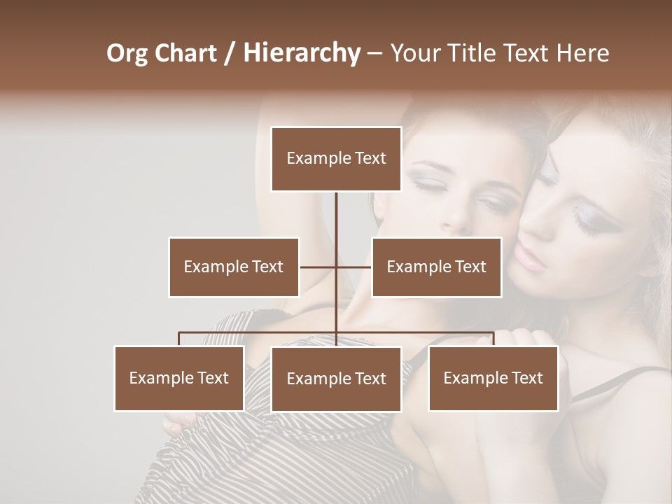 Nude Sweet Kiss PowerPoint Template