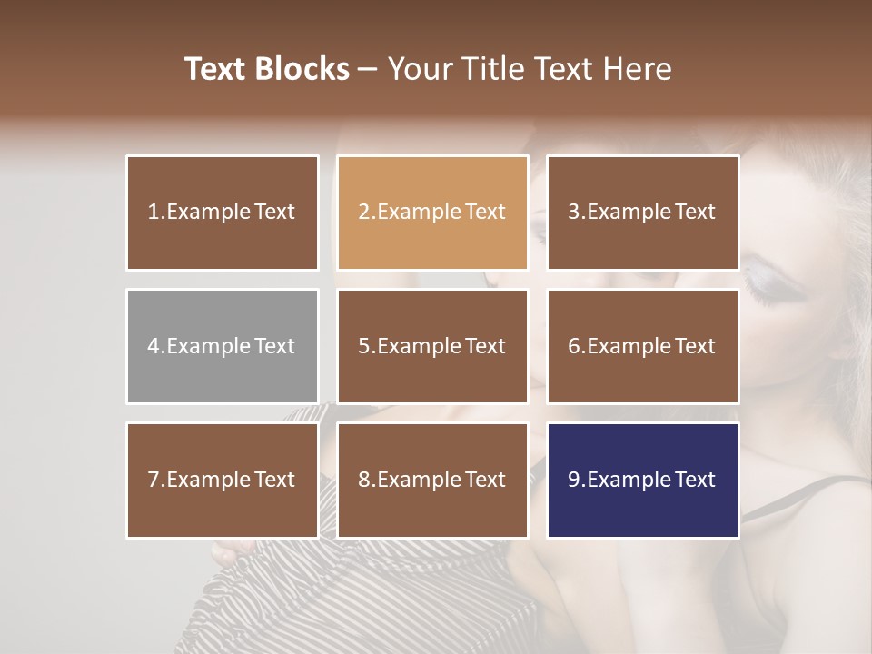 Nude Sweet Kiss PowerPoint Template