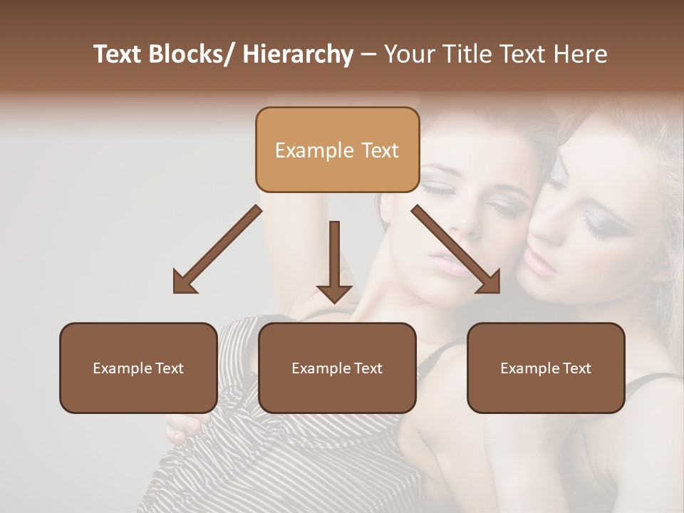 Nude Sweet Kiss PowerPoint Template
