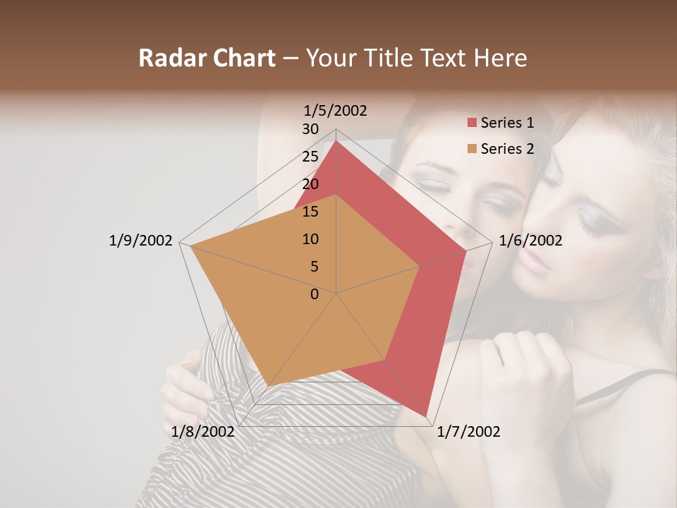 Nude Sweet Kiss PowerPoint Template