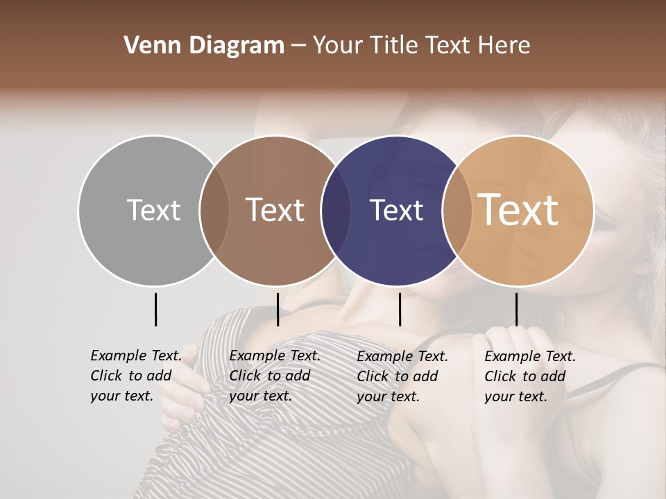 Nude Sweet Kiss PowerPoint Template