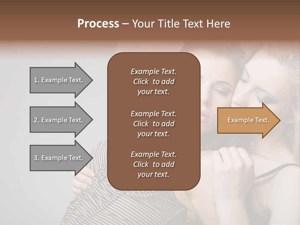 Nude Sweet Kiss PowerPoint Template