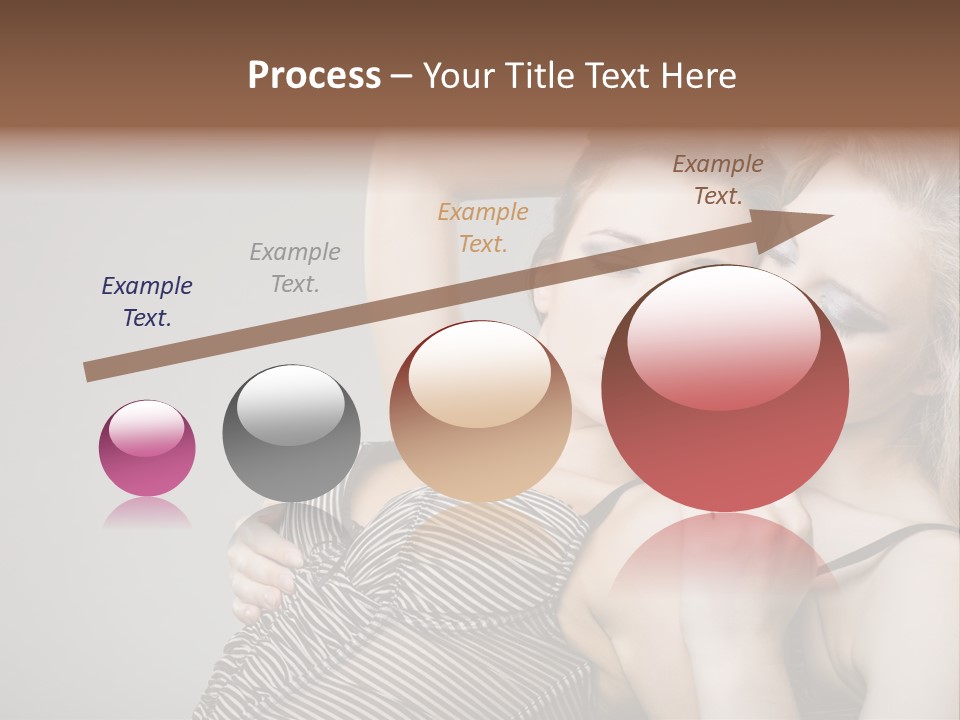 Nude Sweet Kiss PowerPoint Template
