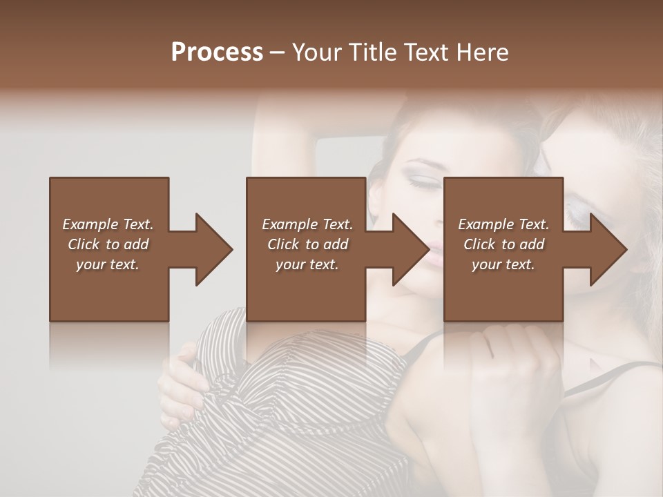 Nude Sweet Kiss PowerPoint Template