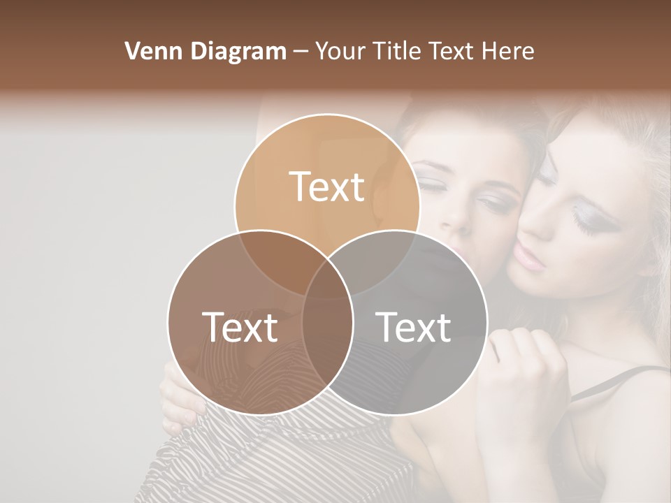 Nude Sweet Kiss PowerPoint Template