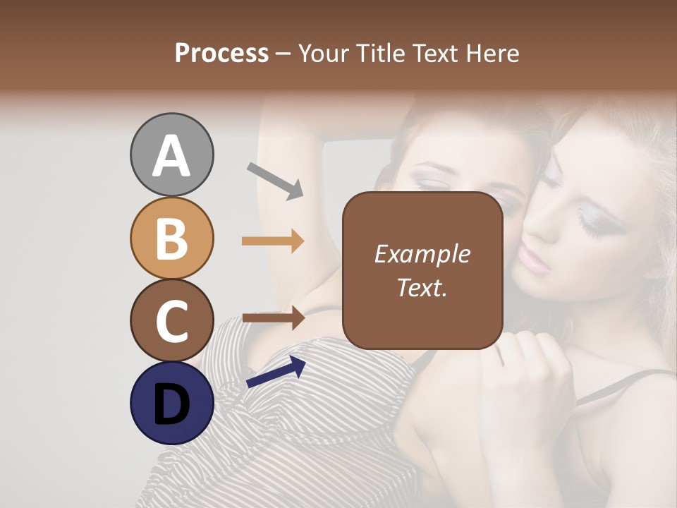 Nude Sweet Kiss PowerPoint Template