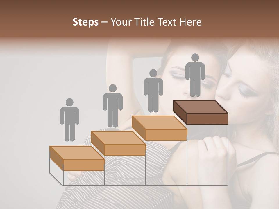 Nude Sweet Kiss PowerPoint Template