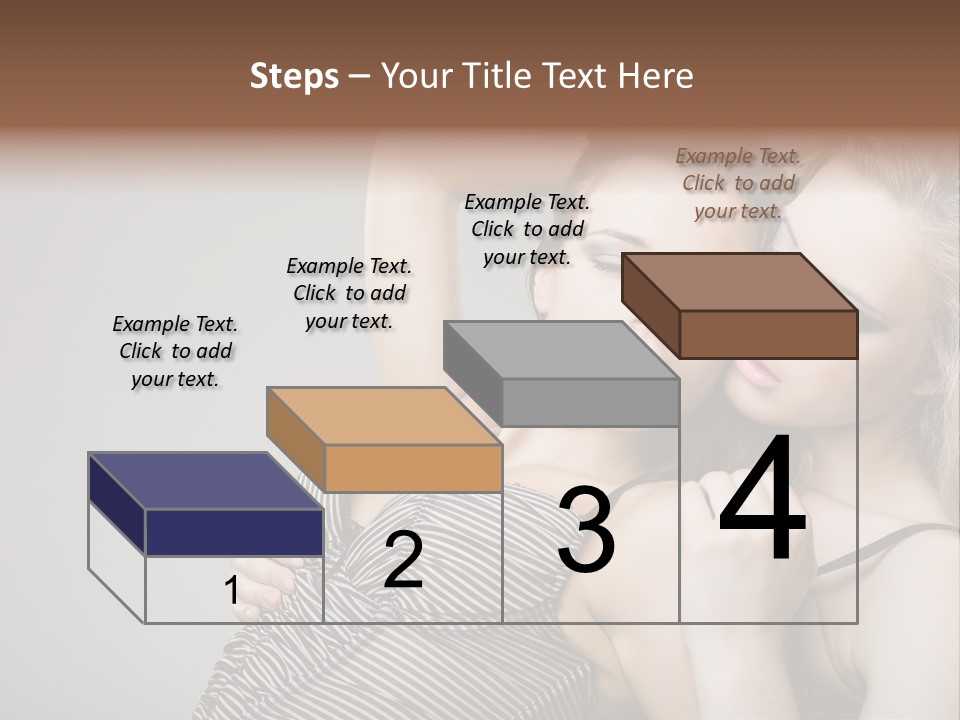 Nude Sweet Kiss PowerPoint Template