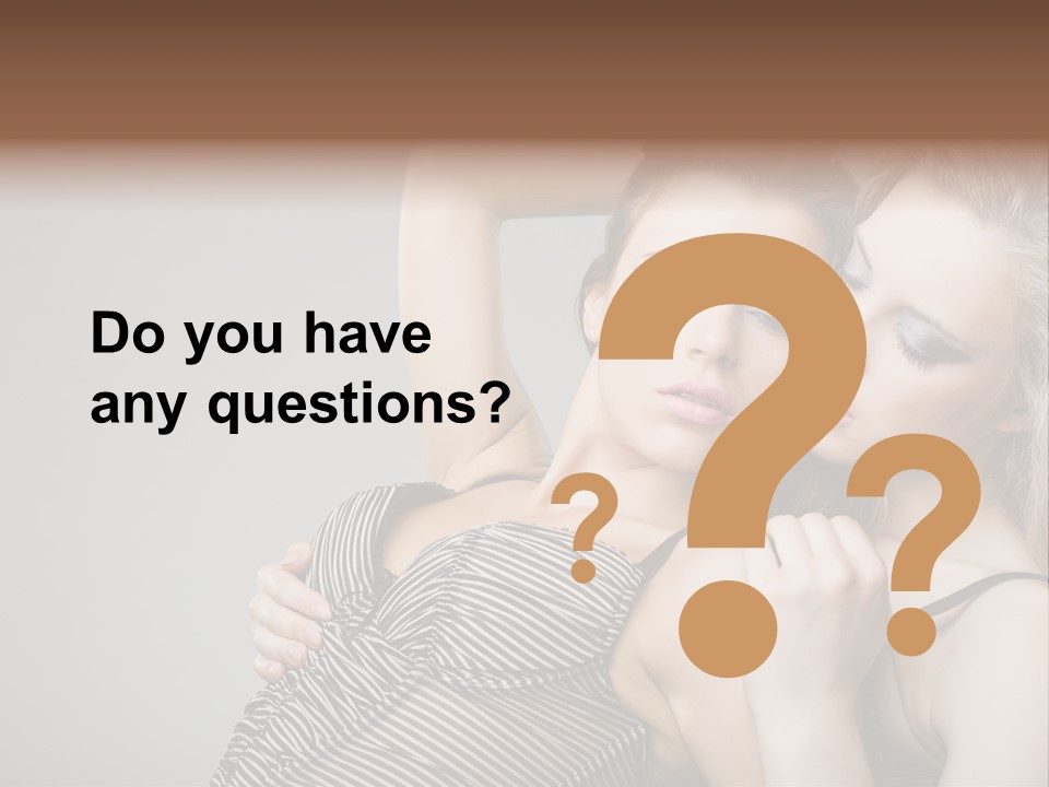 Nude Sweet Kiss PowerPoint Template