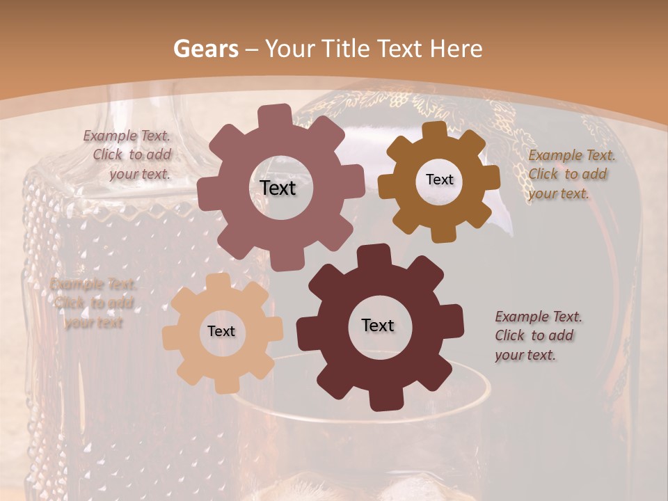 Bar Table Life PowerPoint Template