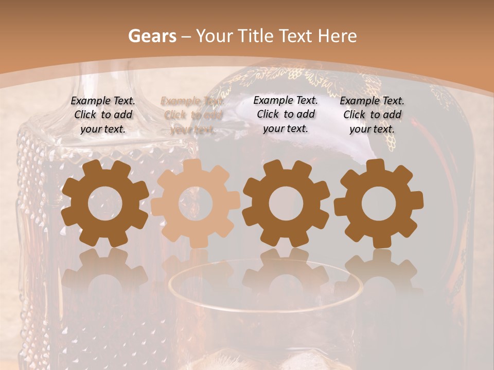 Bar Table Life PowerPoint Template