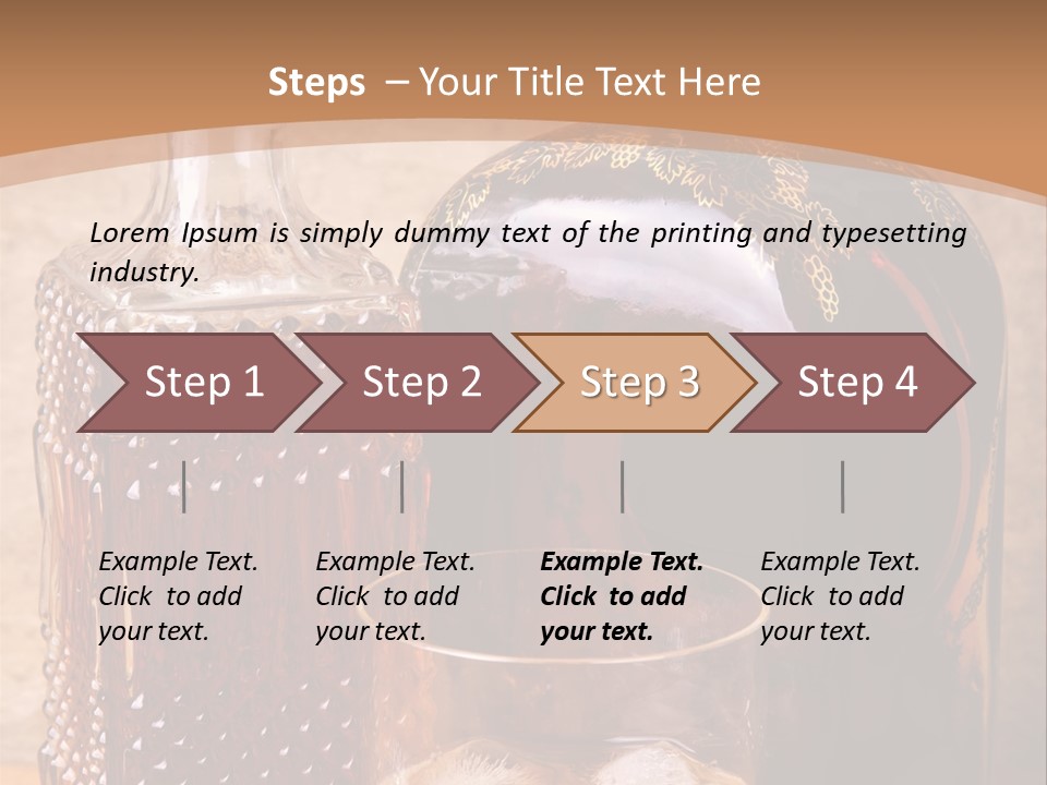 Bar Table Life PowerPoint Template