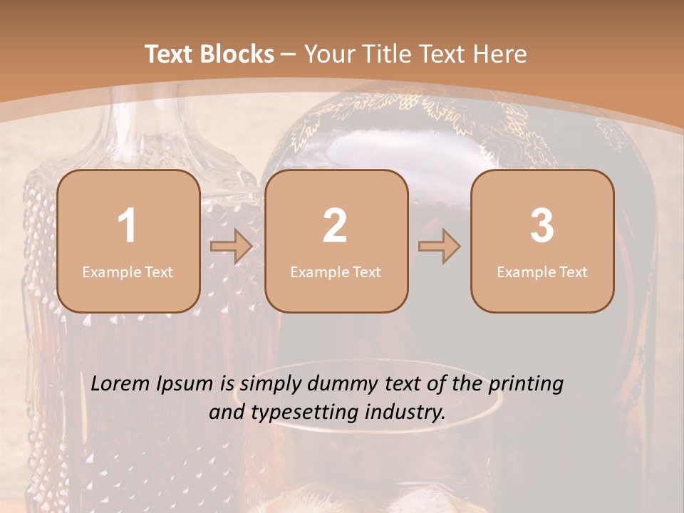 Bar Table Life PowerPoint Template