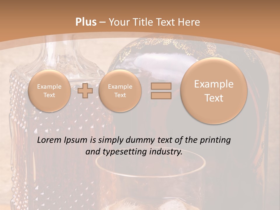Bar Table Life PowerPoint Template