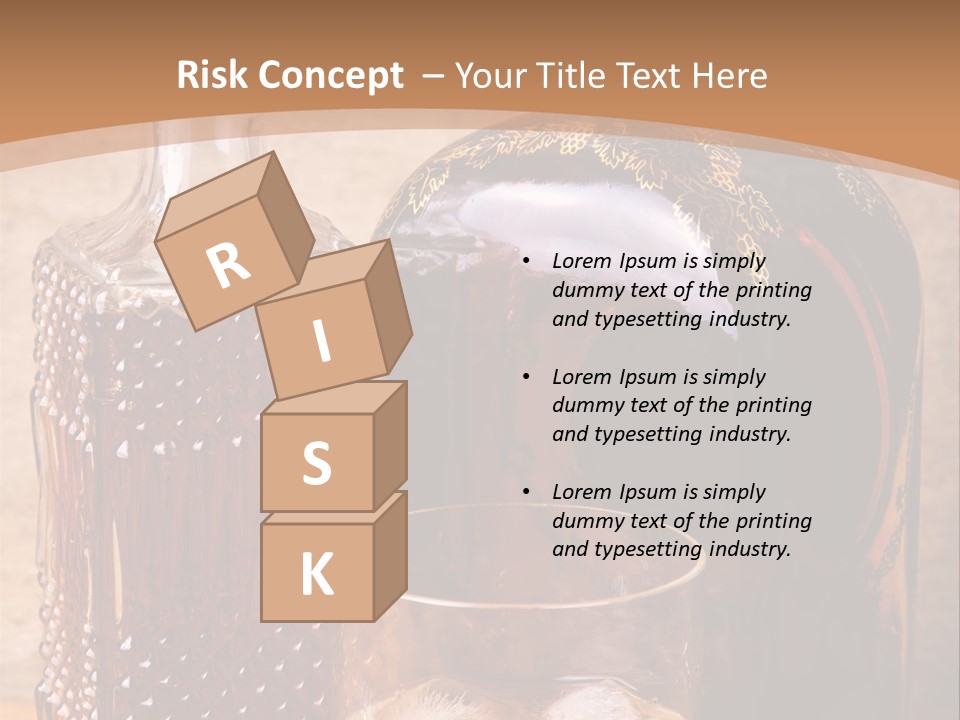 Bar Table Life PowerPoint Template