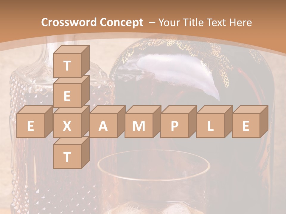 Bar Table Life PowerPoint Template