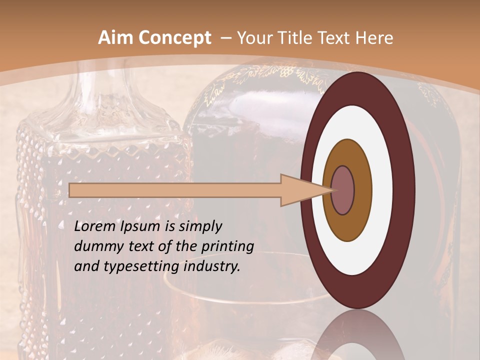 Bar Table Life PowerPoint Template