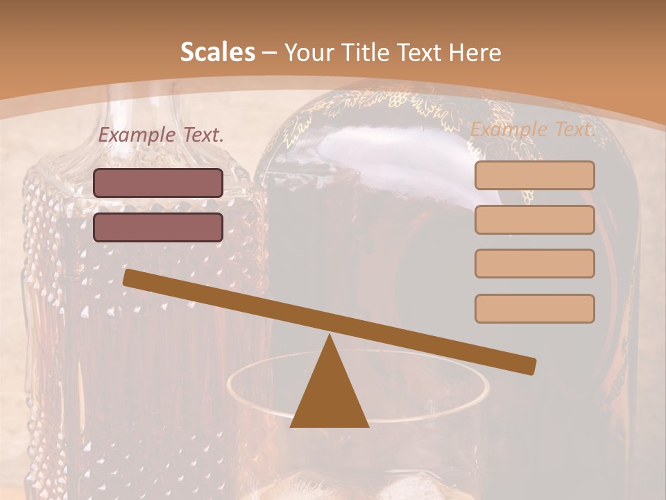 Bar Table Life PowerPoint Template
