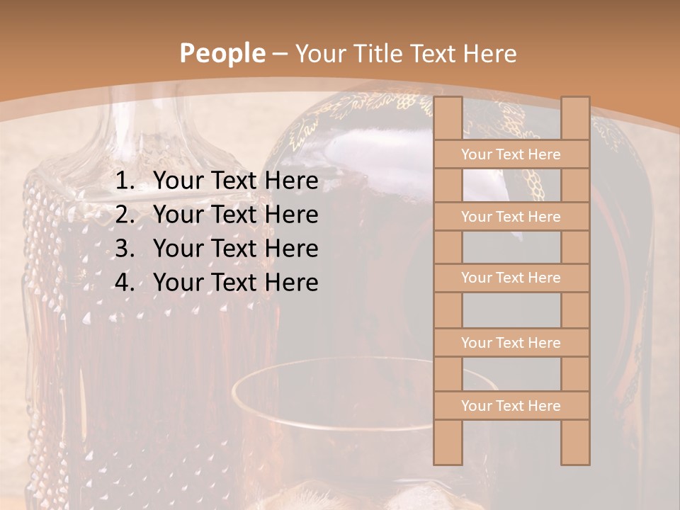 Bar Table Life PowerPoint Template