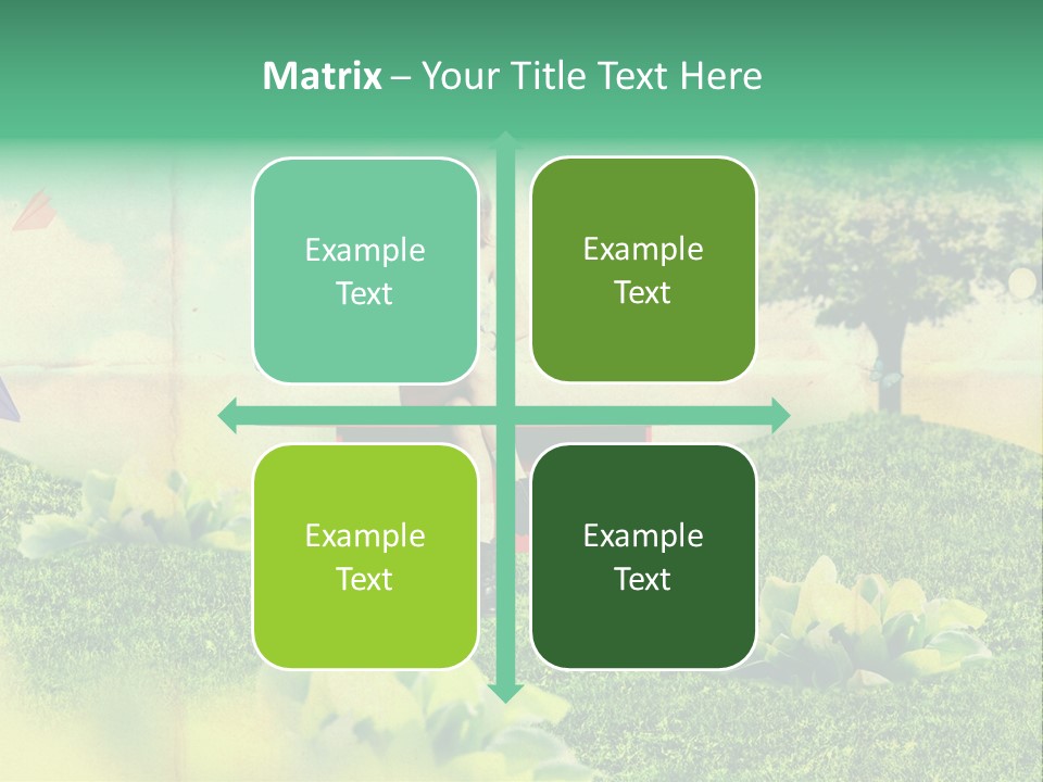 Day Landscape Colour PowerPoint Template