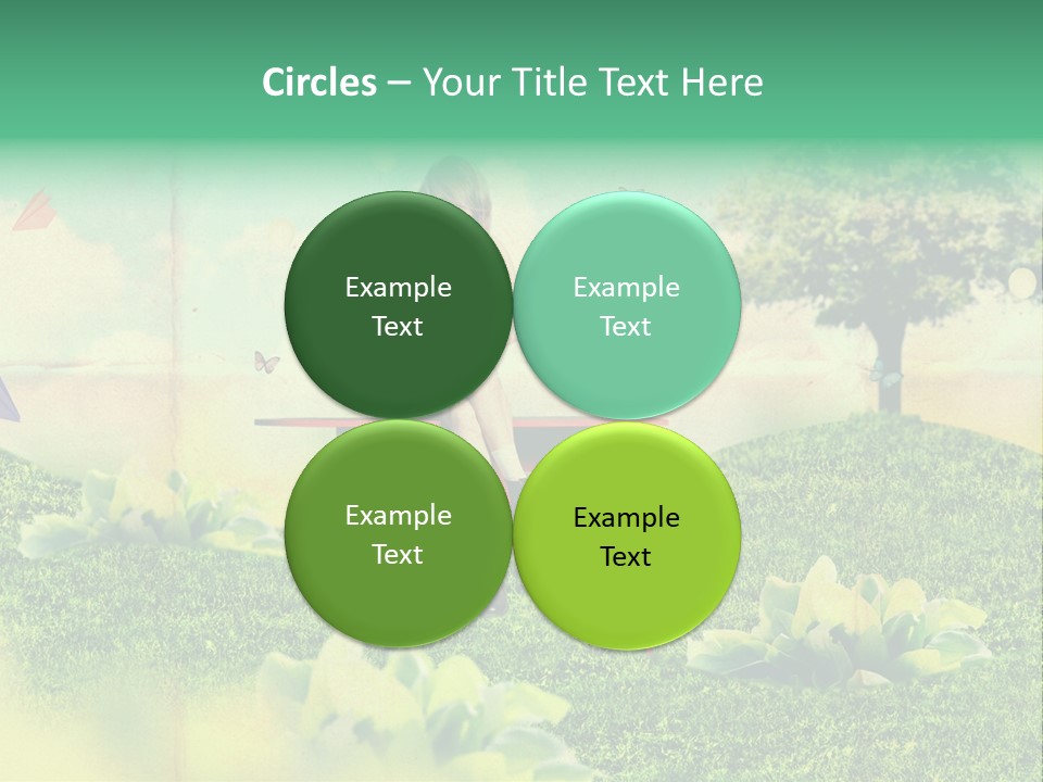 Day Landscape Colour PowerPoint Template