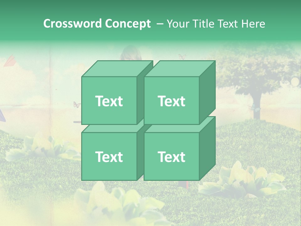 Day Landscape Colour PowerPoint Template