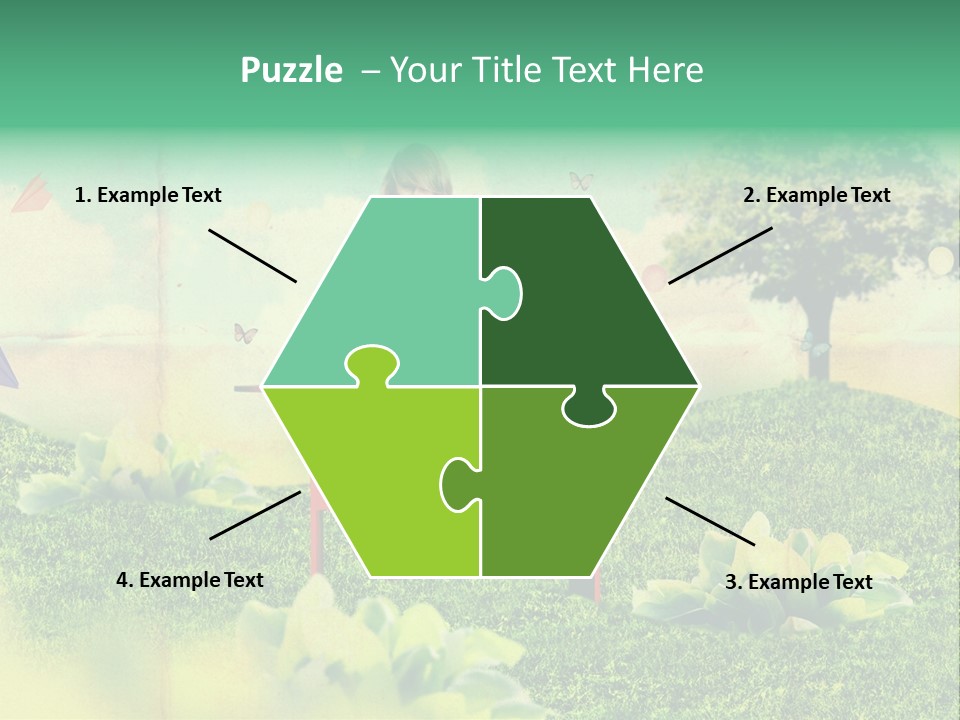 Day Landscape Colour PowerPoint Template