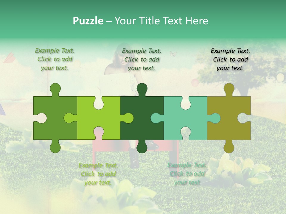 Day Landscape Colour PowerPoint Template