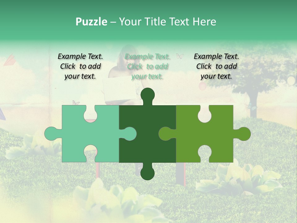 Day Landscape Colour PowerPoint Template