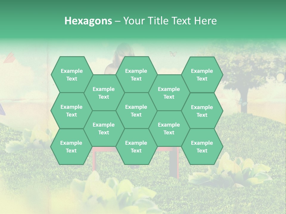 Day Landscape Colour PowerPoint Template