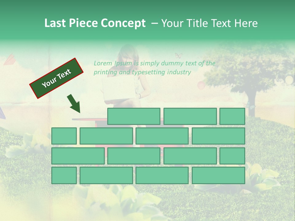 Day Landscape Colour PowerPoint Template