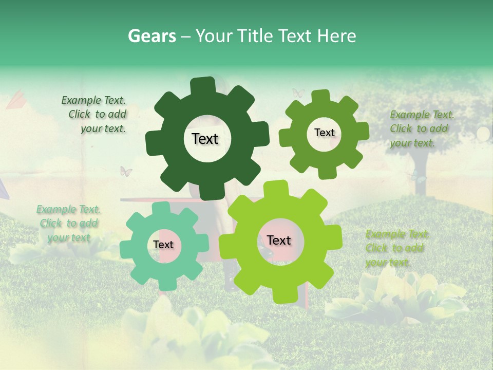 Day Landscape Colour PowerPoint Template