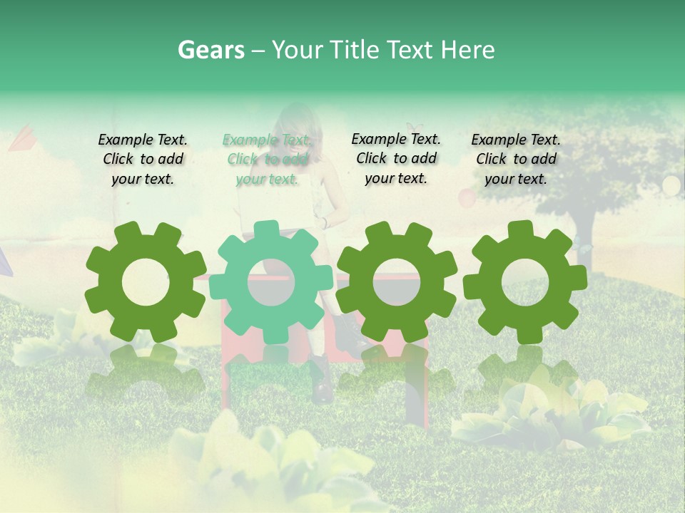 Day Landscape Colour PowerPoint Template