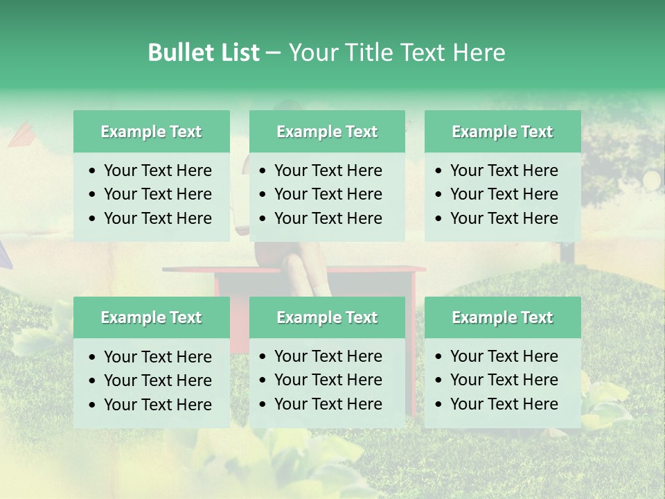 Day Landscape Colour PowerPoint Template