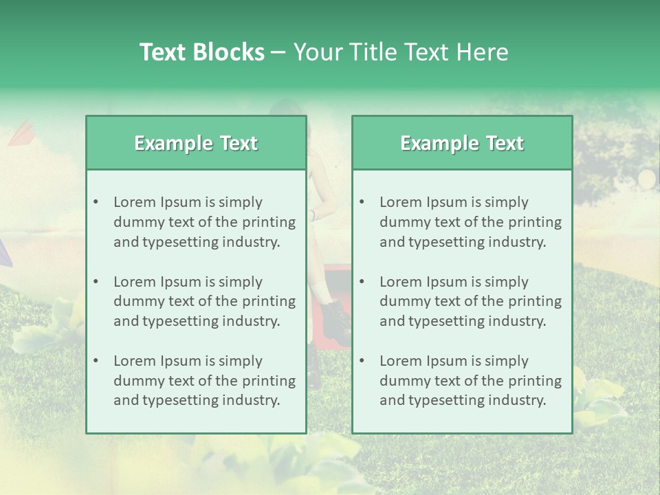 Day Landscape Colour PowerPoint Template