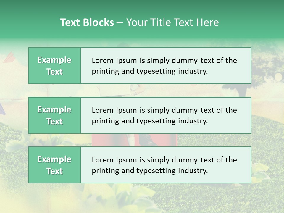 Day Landscape Colour PowerPoint Template
