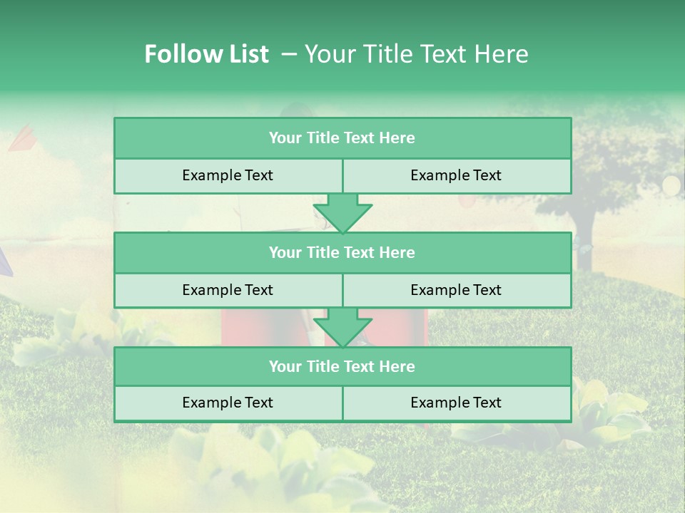 Day Landscape Colour PowerPoint Template