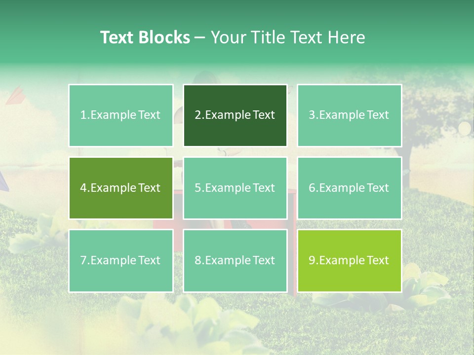 Day Landscape Colour PowerPoint Template