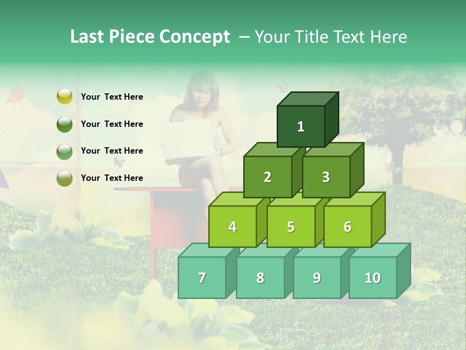 Day Landscape Colour PowerPoint Template